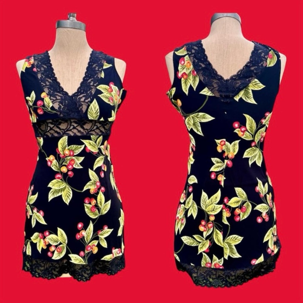 Vintage Cherry Dress Size Small
